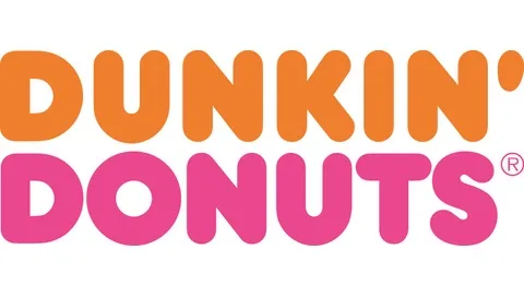 The Dunkin' Donuts logo at Great Wolf Lodge indoor water park and resort.