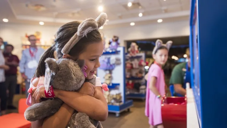 The Build-A-Bear characters available at Great Wolf Lodge indoor water park and resort.