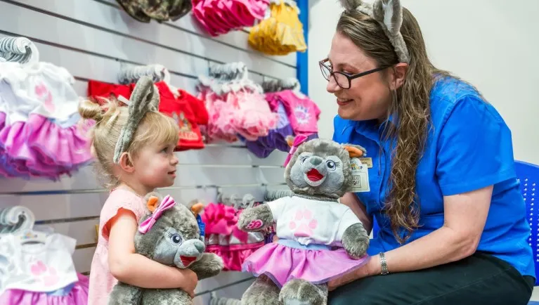 The Build-A-Bear characters available at Great Wolf Lodge indoor water park and resort.